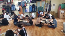 햇살보금자리 급식봉사